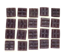 Glasmosaiksteine Seal Lila 20 x 20 x 4 mm 220 Steine 650 g Basteln Mosaik Glas