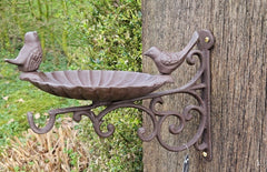 Vogeltränke Haken Futterschale Guss Vogelbad Gartendeko Vogelbad Geschenk