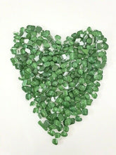 Glasmosaik Grün Glas 500 g 8 - 20 mm transparent unregelmäßig lose Steine