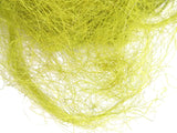 SISAL FEENHAAR gelbgrün lime 100 g gefärbt Trockenmaterial Floristik Dekoration