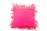 KISSEN ROSA / PINK SCHLAUFEN mit Kugel Look 40 x 40 cm Dutch Decor