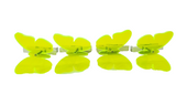 Sonnenfänger Gelb Ø 4 cm 4 er - Set Schmetterlinge mit Klammer Butterfly