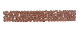 BORDÜRE Glasmosaik Polygonal Braun 1 Streifen glänzend unregelmäßig Tropfen