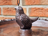 VOGELTRÄNKE GUßEISEN Esschert Design hängende Vogeltränke Futterschale Metall