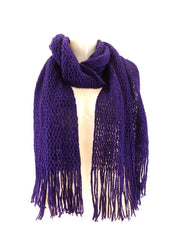 Schal Tuch Lila Länge 160 cm 100 % Acrylic Highlight Company