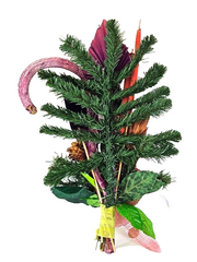 Grabschmuck Trockenblumen Exoten Lila Rosa Naturmaterial Totensonntag Friedhof