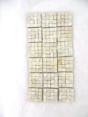 BORDÜRE Glasmosaik Braun matt Glas Borde 18x Quadrate 50 x 50 mm 288 Steine 5 mm