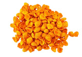 MUSCHEL MIX bunt gefärbt Orange Grün 1200 g in Box Shell maritime Dekoration