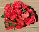 CASA - POADOR KUNSTPFLANZE Begonie 20 cm rot künstliche Pflanze Geschenk