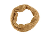 SCHAL RUNDSCHAL BRAUN Loop Wickelschal Schlauchschal gestrickt Polyester