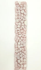 BORDÜRE Casa-Poador Glasmosaik Polygonal Rot 1 Streifen matt unregelmäßigTropfen