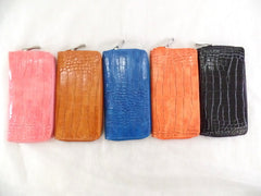 Geldbörse Portmonaie Farbvarianten wählbar Wallet umlaufender Reißverschluß