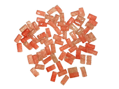 Mosaiksteine Waterdrops Rose / Lachs Bubble Dream 500 g glatt Rechteck Mosaik