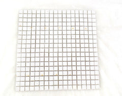 Glasmosaik Fliesen beige matt Matte 30 x 30 cm 324 Steine