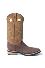 Westernstiefel Cowboyboot 41 Braun Roper Cafe Claro Application Pottawatomie