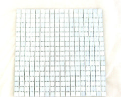 Glasmosaik Fliesen Grau glänzend Matte 30 x 30 cm 324 Steinchen