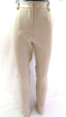 Hose Chic & Mit Beige Größe XL Bundfaltenhose Buisnesshose Italy