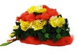 CASA - POADOR GRABSCHMUCK Gesteck Natur Herzform künstlich Grabschmuck