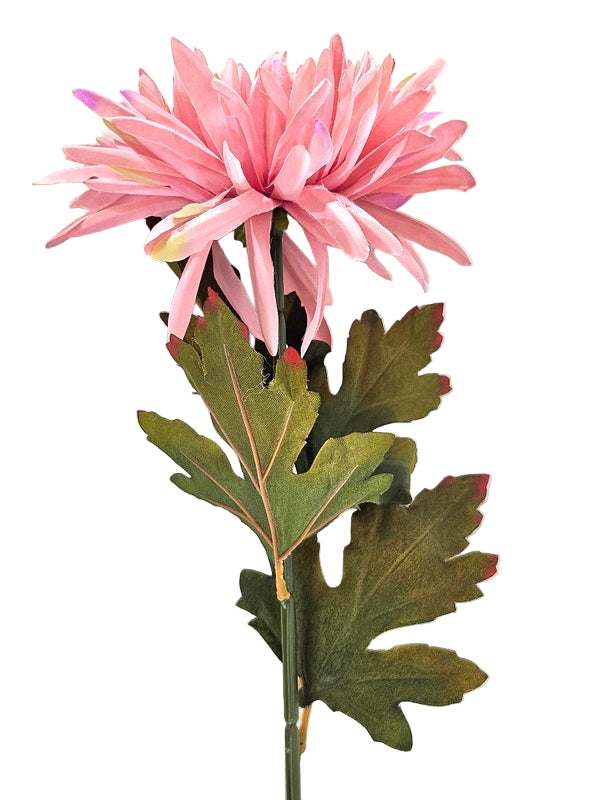 Spinnenchrysantheme Kunstblume künstliche Chrysantheme Pink Rosa 70 x 10cm.