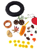 CASA - POADOR BASTELKISTE Herbst 50 tlg. Streudeko Wichtel DIY.