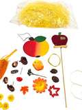 CASA - POADOR BASTELKISTE Herbst 50 tlg. Streudeko Wichtel DIY.
