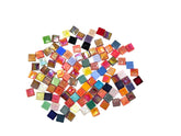 Glasmosaik Mosaiksteine 200 g bunt Mix 10 x 10 x 3 mm Basteln Mosaik DIY Geschenk