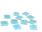 Mosaiksteine 500 g hellblau 20 x 20 x 4 mm Basteln Mosaik DIY Geschenk