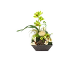 CASA - POADOR WEIHNACHTSGESTECK Orchidee Calla Grün künstlich Deko Geschenk