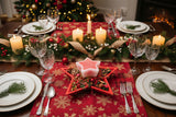 CASA - POADOR ADVENTSGESTECK WEIHNACHTEN Tischschmuck Sternteller Kerze