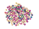 KERMAMIK KUGELN TON bunt 5 Farben Mix 250 g Basteln Dekoration DIY