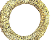 CASA - POADOR STROHKRANZ Ø 120 cm Strohringe Strohkranz Strohrömer Rohling Natur