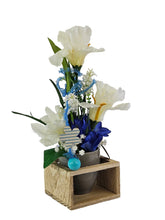CASA - POADOR GESTECK Kunstblumen in Holzkästchen Blume Geschenk Deko