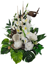 CASA - POADOR GRABSCHMUCK Grabgesteck Gladiolen Chrysanthemen Schilfkolben Allerheiligen Friedhof Gedenken
