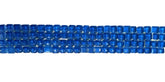 CASA - POADOR MOSAIK Bordüre Blau glänzend Borde unregelmäßig Mosaiksteine Glas