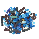 CASA - POADOR GLASMOSAIK 750g Mix Bunt Basteln Mosaik Bruchglas verschiedene Form