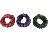SCHAL LOOP WICKELSCHAL in 3 Farbvarianten Rot, Lila, Grün wählbar