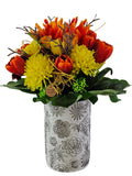 CASA - POADOR GRABSTRAUß künstliche Blumen Chrysanthemen Rosen künstlich Friedhof