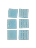 CASA - POADOR MOSAIKSTEINE 500 g hellblau Basteln DIY Glas ca. 100 Steine