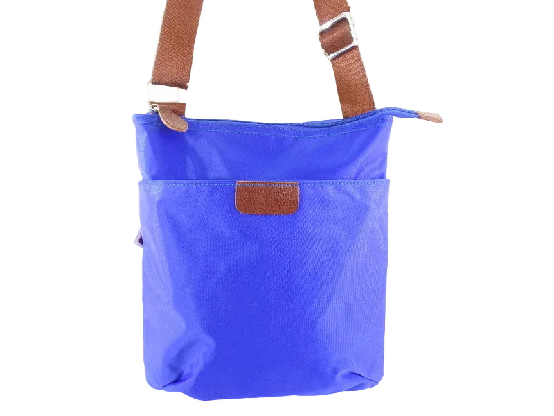 SCHULTERTASCHE MAHEL BLAU Umhängetasche Nylon Tasche