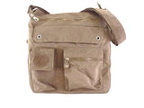 BAG STREET TASCHE KAKI Damen Umhängetasche Reißverschluss Damentasche