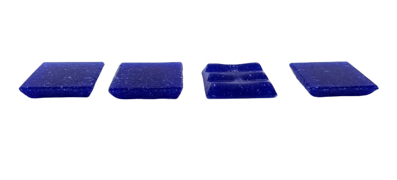 Glasmosaik Mosaiksteine 650g blau Navy 20 x 20 x 4 mm 220 Steine Basteln Mosaik