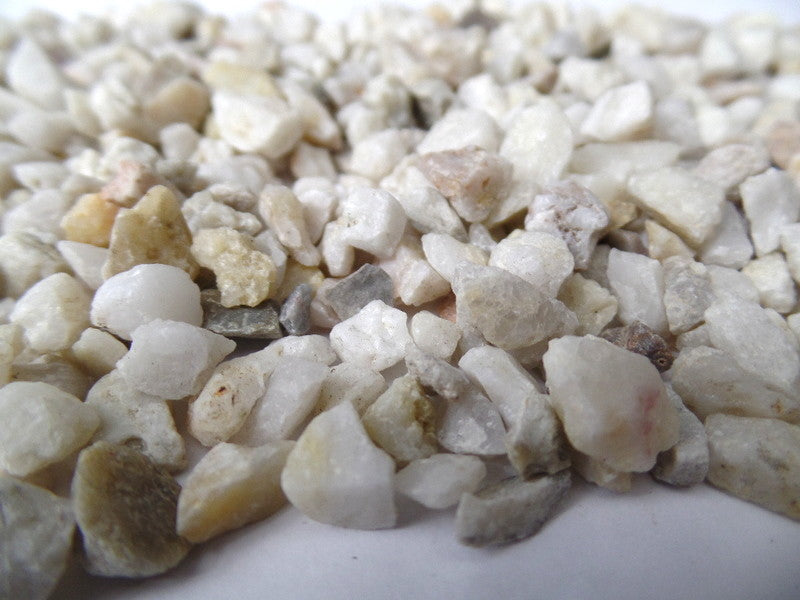 Steine Granulat Dekogranulat 1 x 400 g Weiß Creme 8 - 10 mm Körnung Tischdeko