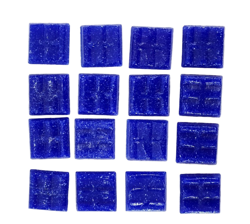 Glasmosaik Mosaiksteine 650g blau Navy 20 x 20 x 4 mm 220 Steine Basteln Mosaik