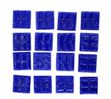 Glasmosaik Mosaiksteine 650g blau Navy 20 x 20 x 4 mm 220 Steine Basteln Mosaik
