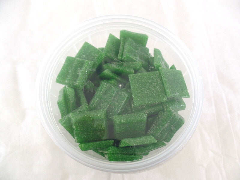 Glasmosaiksteine 650 g Kleeblatt grün 20 x 20 x 4 mm 220 Steine Basteln Mosaik