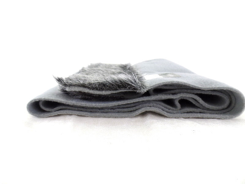Schals Tücher Stola mit Kunstfellbesatz 3 Farbvarianten wählbar 100 % Polyester