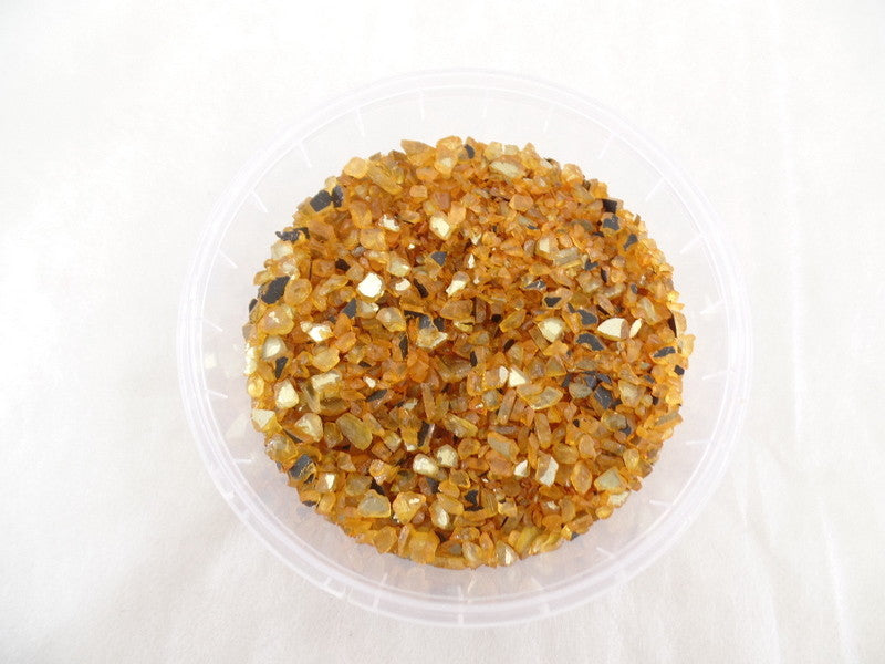 Spiegelgranulat Orange oder Silber 300 g Dose Körnung 1 - 4 mm Deko Varianten
