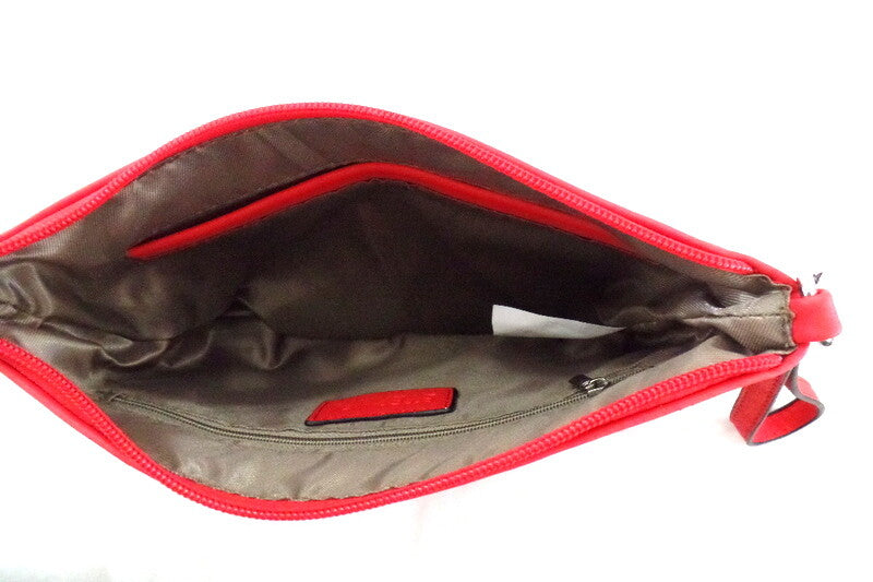 Tasche Damen Eternel Clutch Rot Straß Stern Schultertasche Damenhandtasche