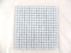 Ressalossa Glasmosaik Fliesen dunkeltürkis matt Matte 30 x 30 cm