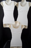 BAUCH WEG HEMD 3 er Set Vorteilspack M/ L Seamless Weiß Träger Sport E & F